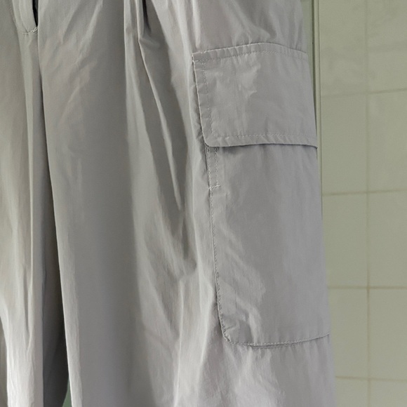 Tibi Crispy Nylon Stella Pleated Cargo Pants - Picture 4 of 16